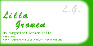 lilla gromen business card